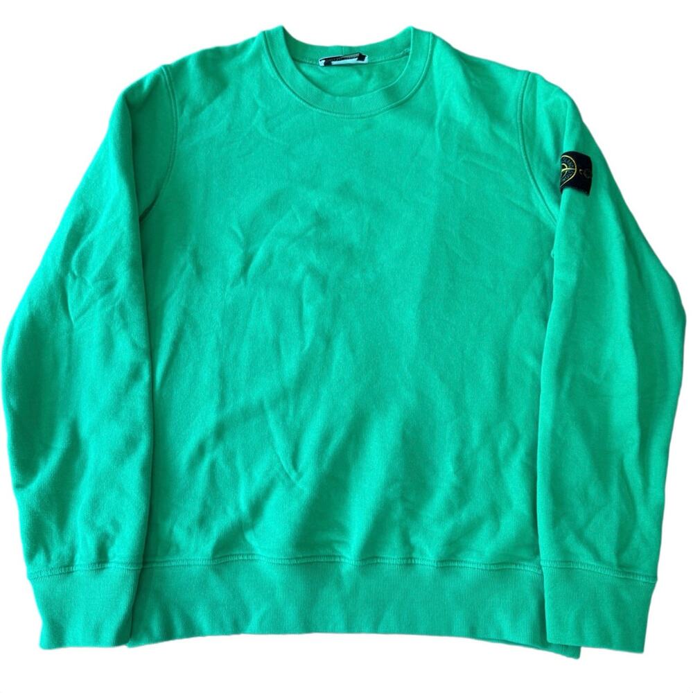 Stone Island Green Crewneck Size Large